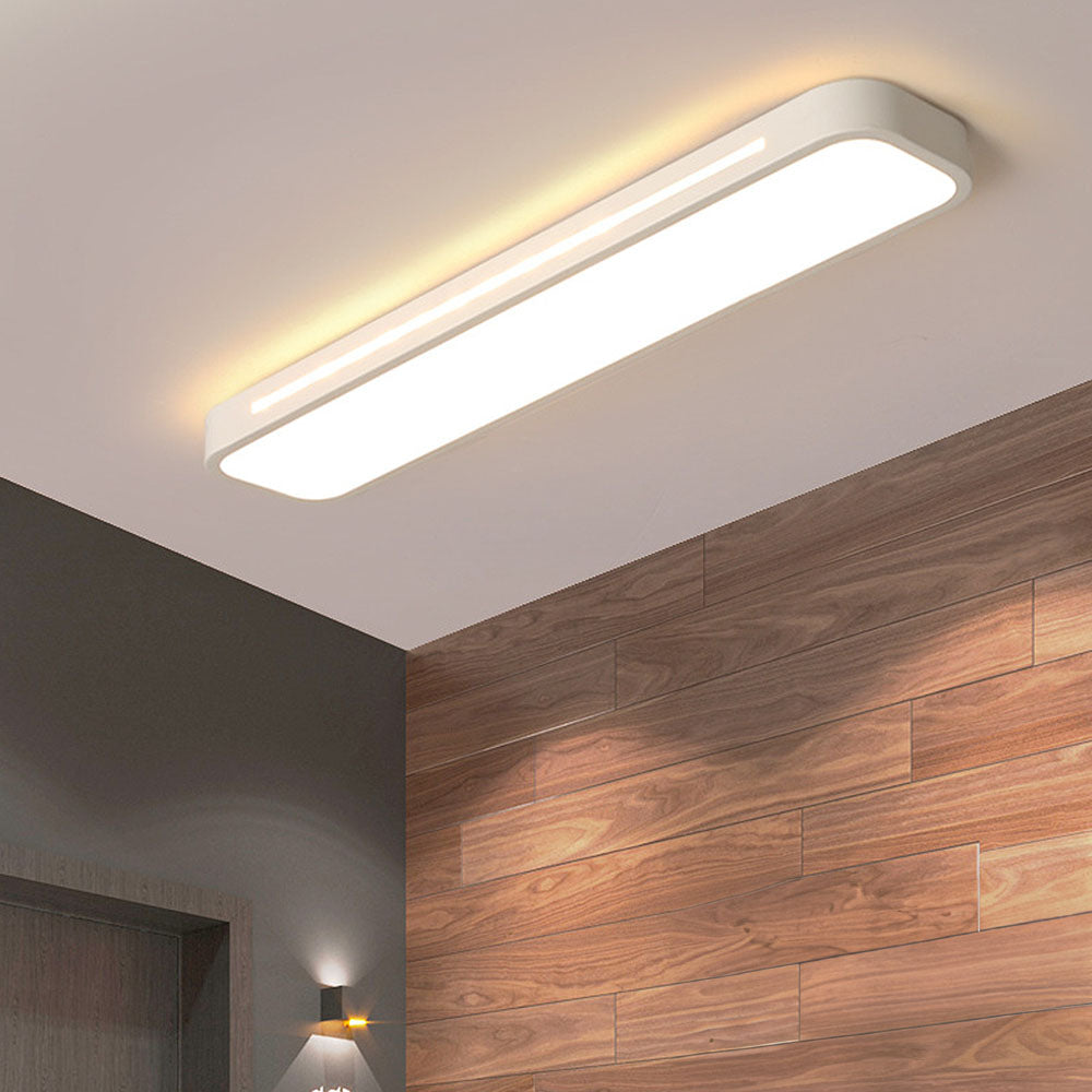 LED Ceiling Light Fixture - Nordic Minimalist Design - Long Linear Light for Modern Home & Office Spaces