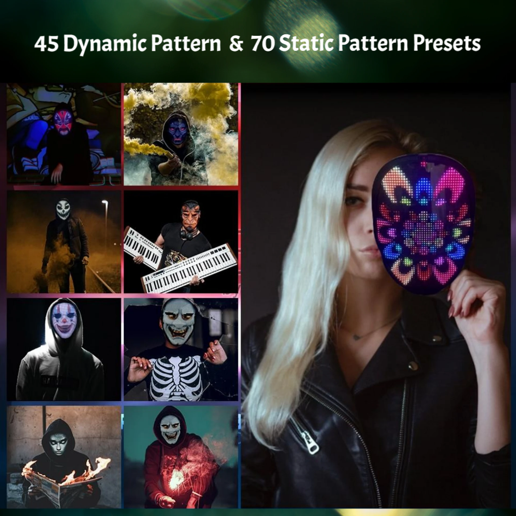 Amazing Customizable RGB LED Mask