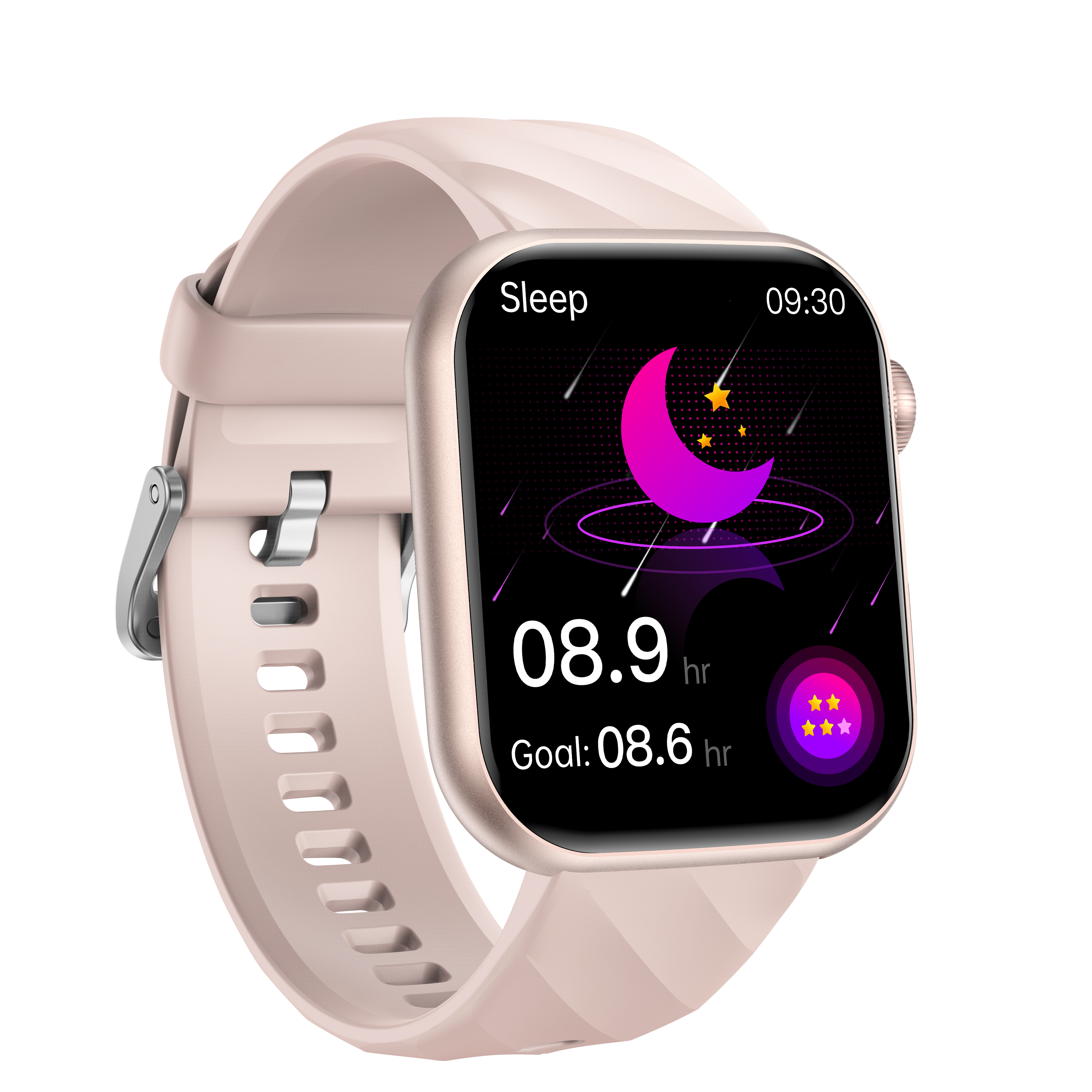 FITVII HM57 Health & Fitness Tracker (Answer/Make Calls), Smart Watch with HR+BP+SPO2 Monitor