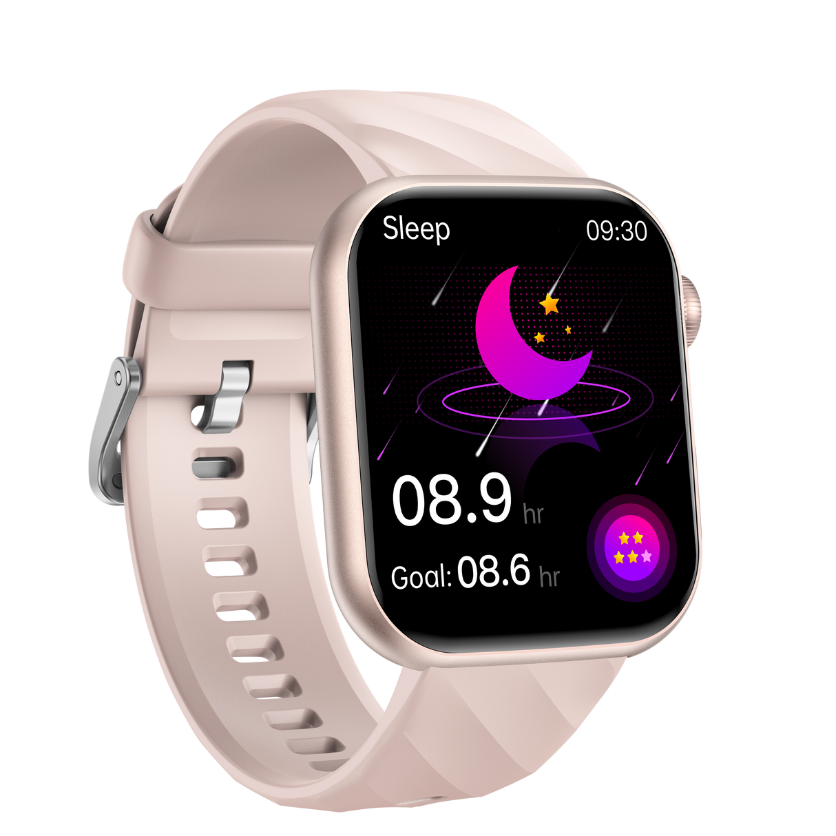 FITVII HM57 Health & Fitness Tracker (Answer/Make Calls), Smart Watch with HR+BP+SPO2 Monitor