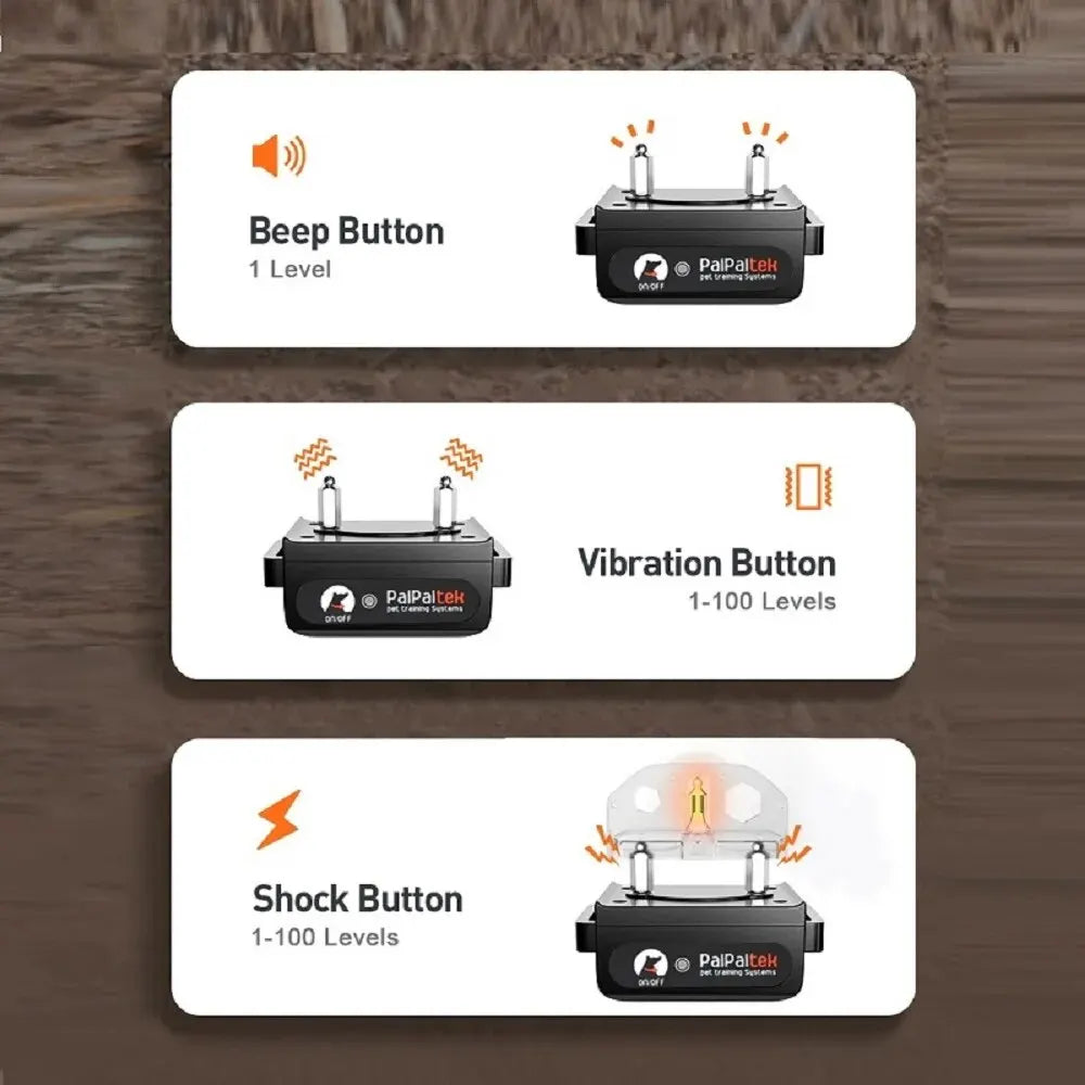 1000m Waterproof Dog Training Collar | Rechargeable, Remote Control & Adjustable for Small, Medium, and Large Dogs