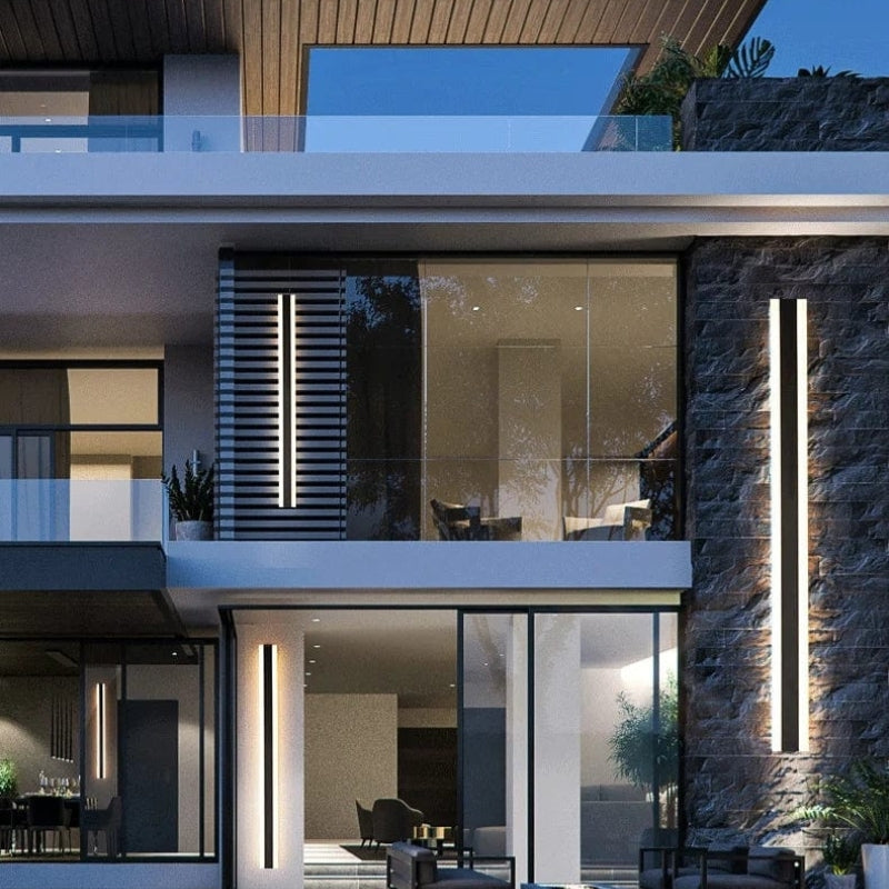 Smart LED Outdoor Wall Light with Light Sensor – Remote Control & Dimmable Features