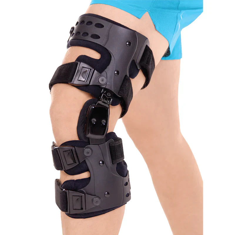 Osteoarthritis Unloader Knee Brace | Medial & Lateral Support for Bone-on-Bone Arthritis Relief, Adjustable Size for Enhanced Comfort