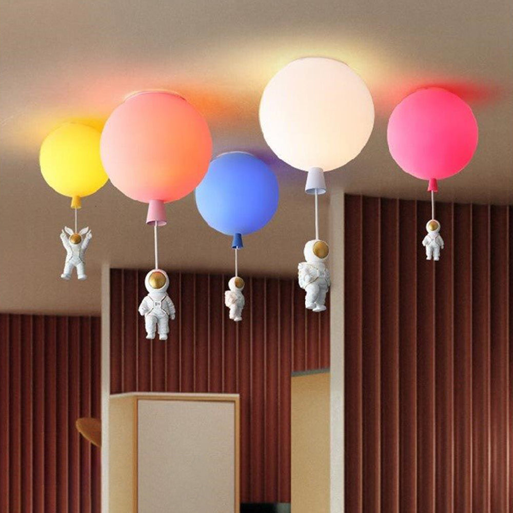 Fateh Modern Moon/Astronauts LED Ceiling Lamp of Acrylic