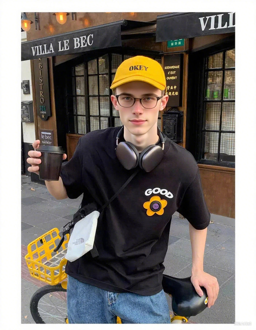 ??Merchpublic Dynamic Pixel "GOOD" Mood T-Shirt