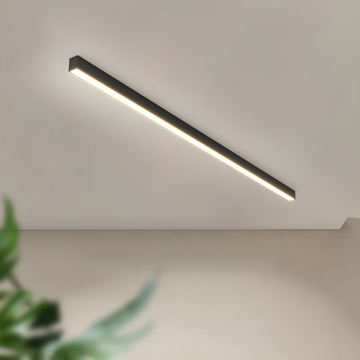 Edge Linear LED Flush Mount Ceiling Light – Stylish and Versatile Lighting Solution