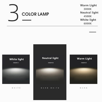 Nordic Log Round LED Semi-recessed Ceiling Lamp