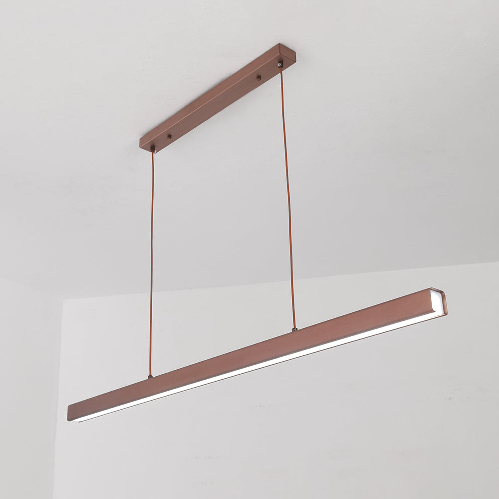 LED Pendant Light Fixture - Industrial Style with Adjustable Height - Perfect for Kitchen, Dining Room, and Loft Spaces