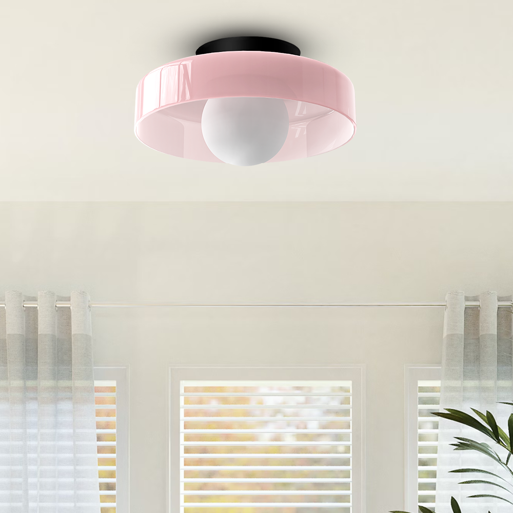 LED Round Flush Mount Ceiling Light Fixture - Modern Energy-Efficient Lighting for Contemporary Home Décor & Low Ceilings