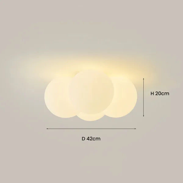 LED Cloud Ceiling Light Fixture - Modern Design for Home Decor & Ambient Lighting in Living Room and Bedroom