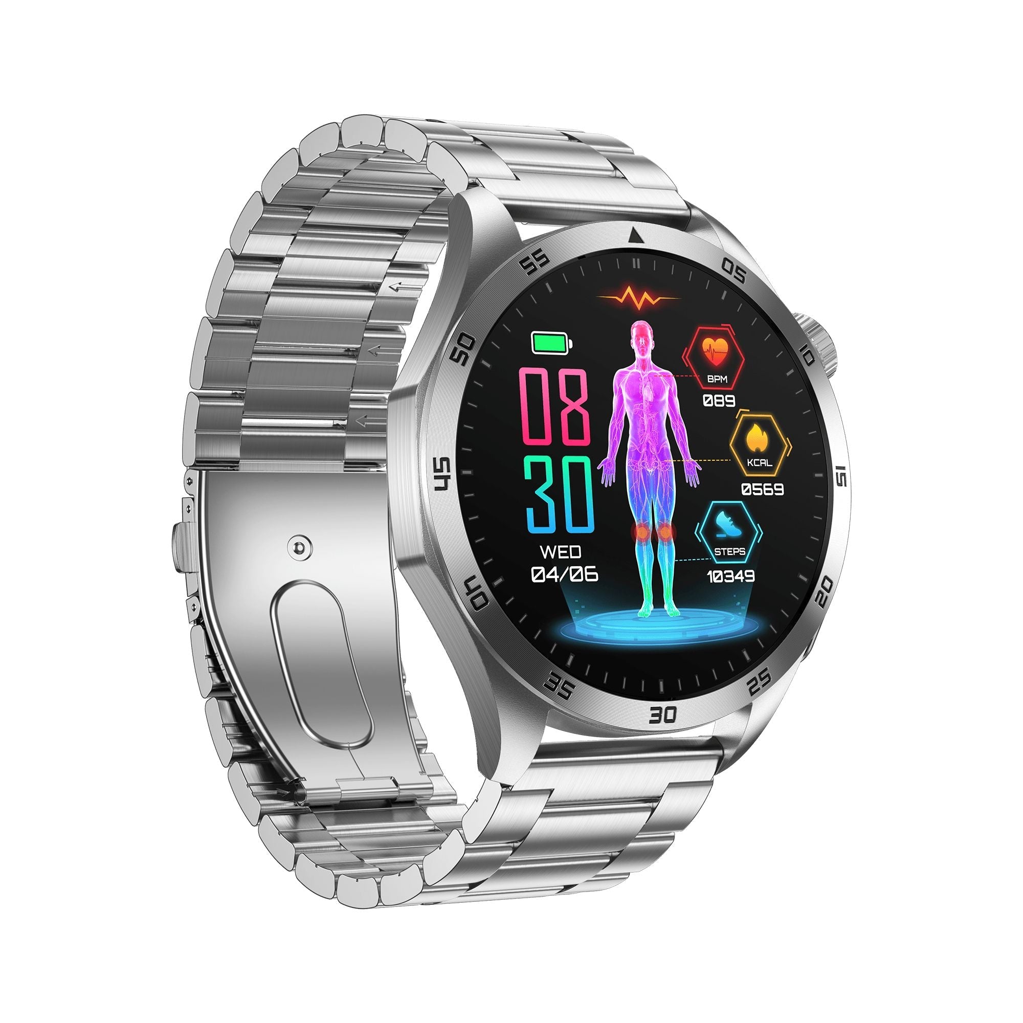 PH45 Micro Health Check ECG/EKG Blood Glucose Smart Health Monitoring Watch