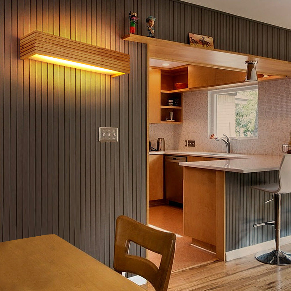 Wooden Wall Lights for Bathroom Mirrors – Stylish Functional Illumination for Home Decor & Vanity Lighting