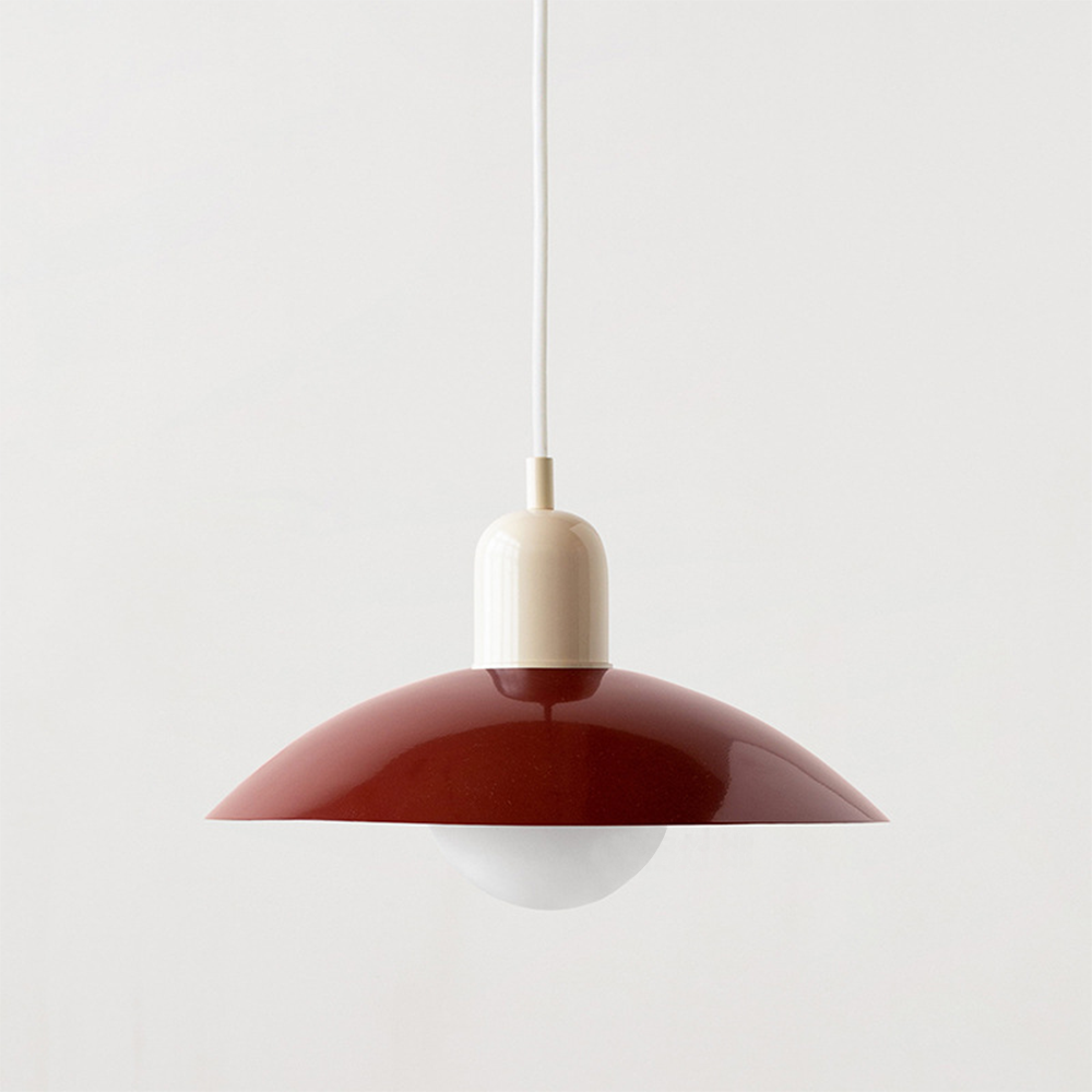 LED Bauhaus Pendant Light Fixture - Colorful Macaron Design for Kitchen, Dining Room & Modern Interiors