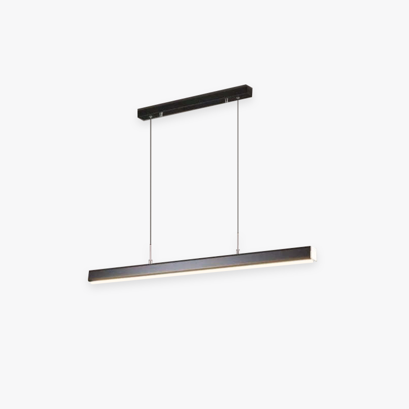 LED Pendant Light Fixture - Industrial Style with Adjustable Height - Perfect for Kitchen, Dining Room, and Loft Spaces