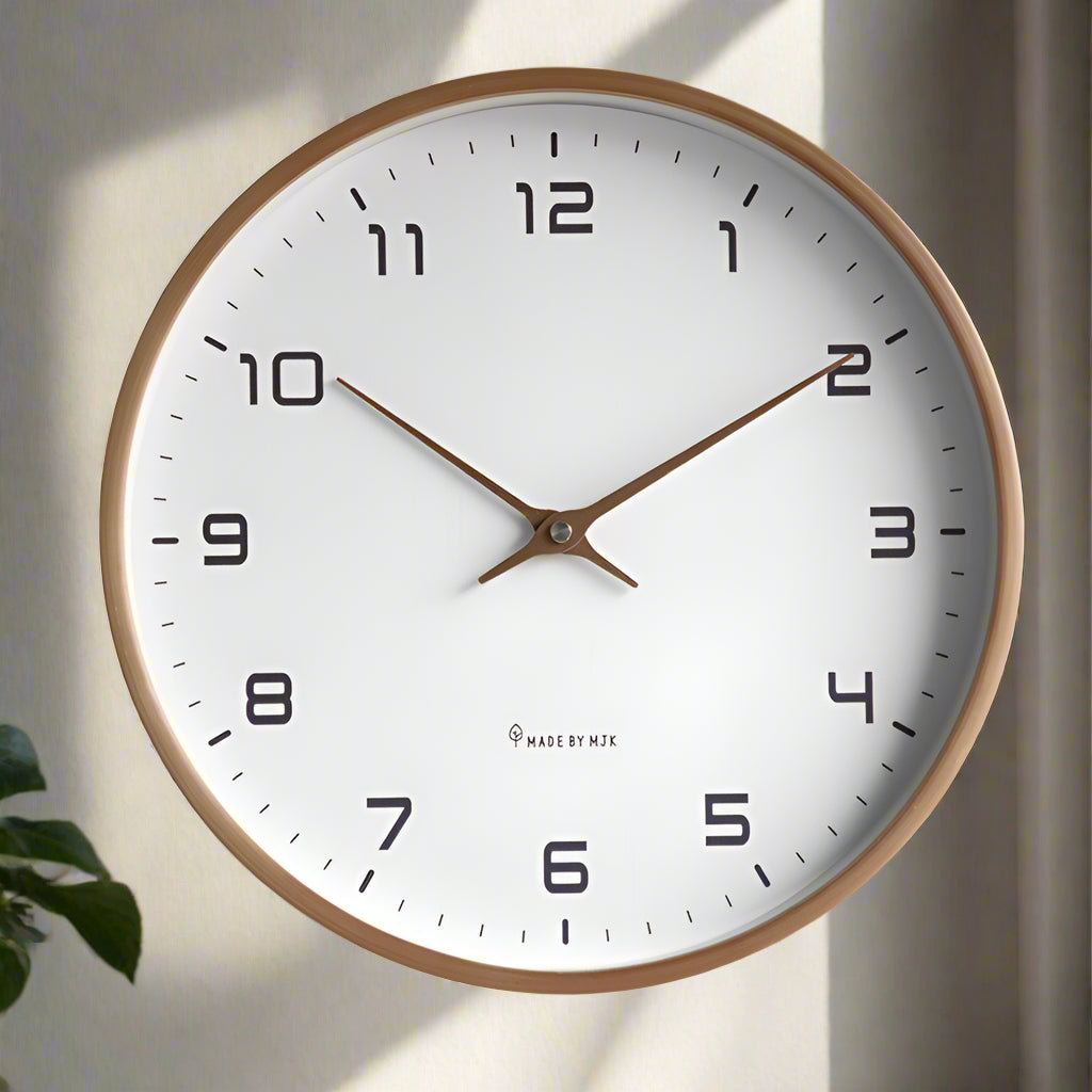 Scandinavian Simple Wall Clock - Modern Minimalist Design for Home Decor & Office Use