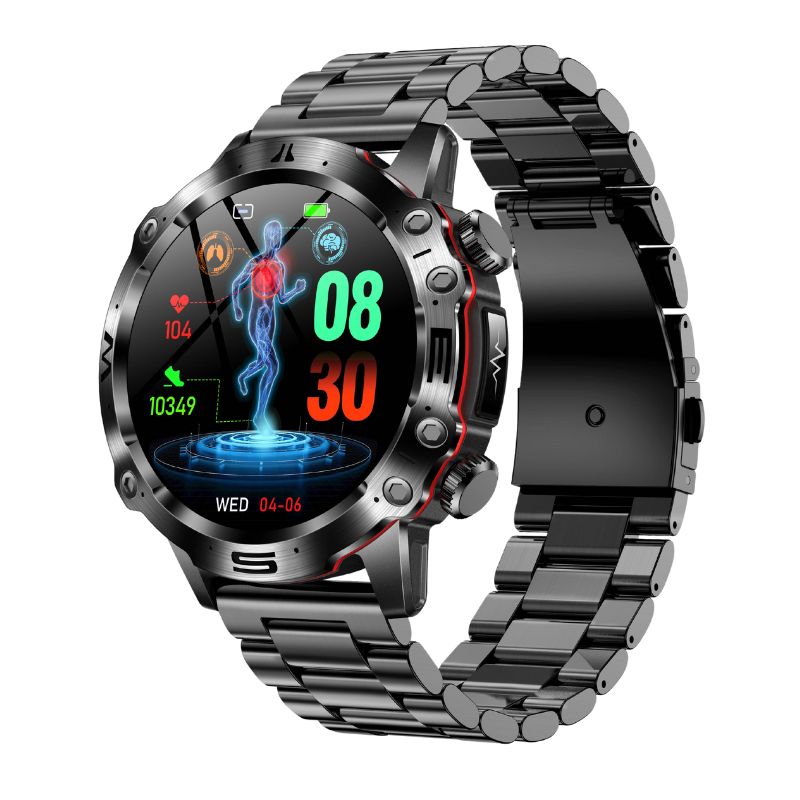 PH48 High-end ECG/EKG Blood Glucose Blood Pressure Sports Call Smart Watch