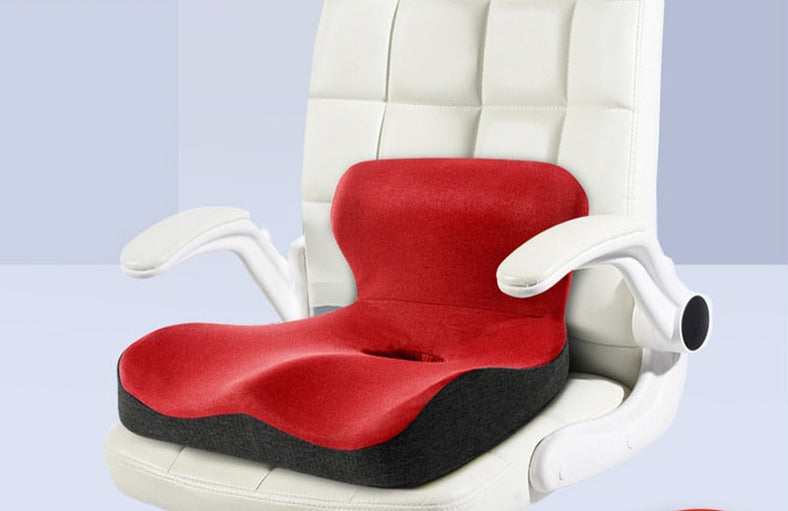 DreamRest | L Shape Memory Foam Orthopedic Cushion for Back Pain Relief & Comfort Support