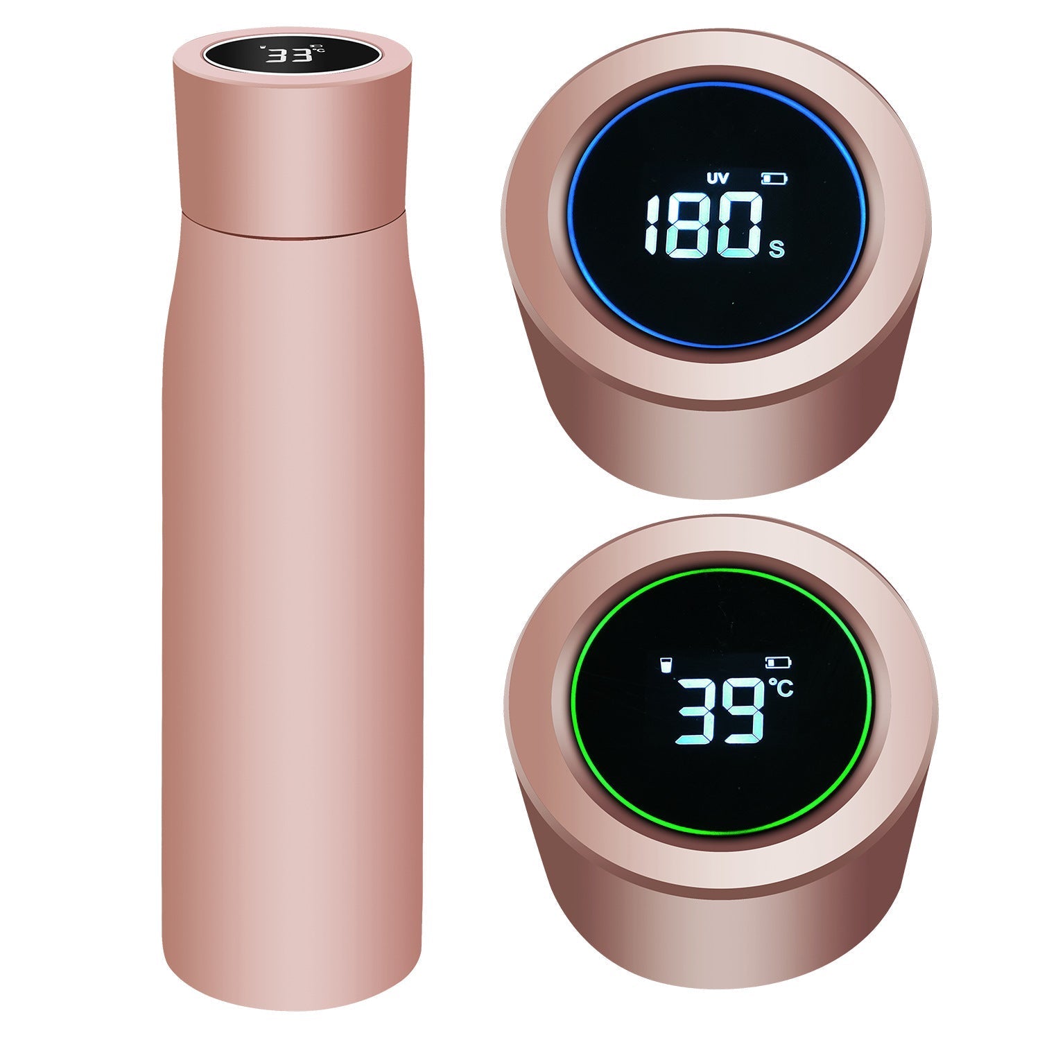 Aquyn UV Light Water Bottle – Smart Water Bottle with UV Sterilization for Clean Drinking Water