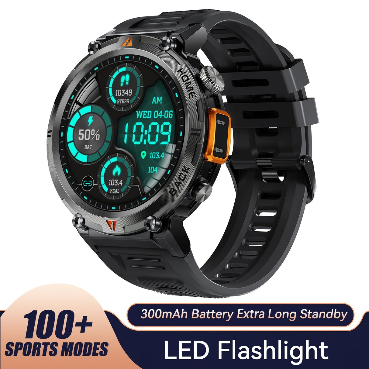 Sports Fitness Smart Watch For Men Answer/Make Calls, Outdoor Sports Watch