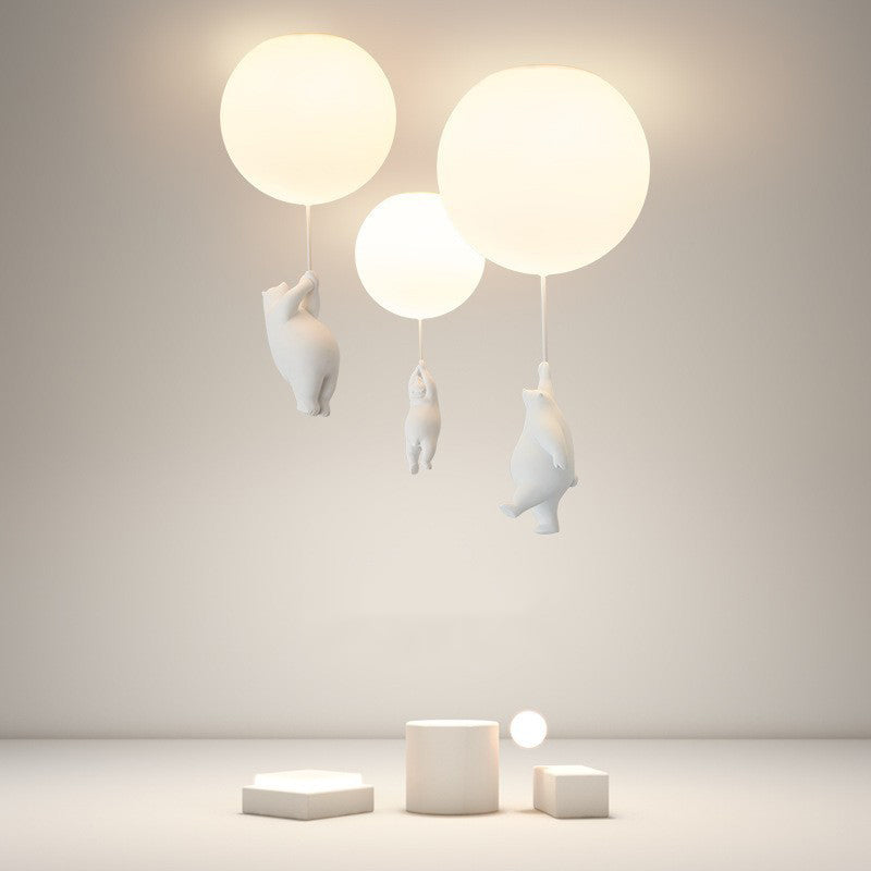 SkyDream - Pendant Lamp for Children with Bear and Balloon