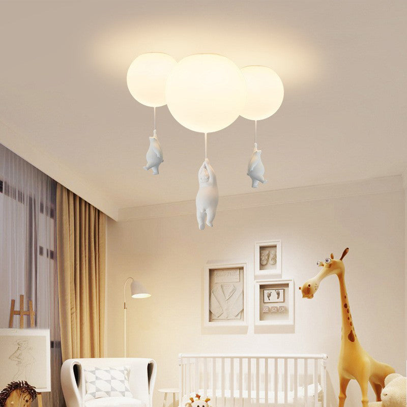 SkyDream - Pendant Lamp for Children with Bear and Balloon