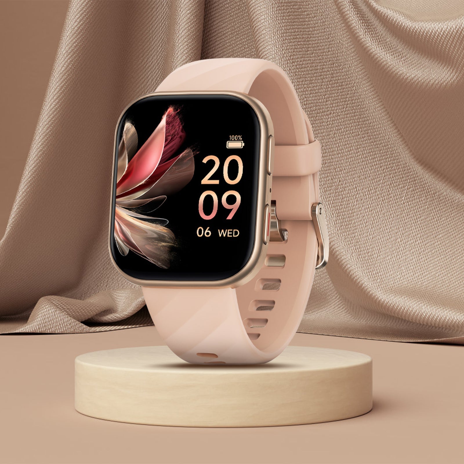 FITVII HM57 Health & Fitness Tracker (Answer/Make Calls), Smart Watch with HR+BP+SPO2 Monitor