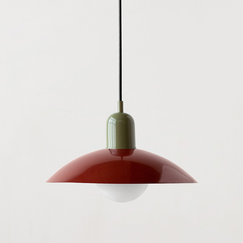 LED Bauhaus Pendant Light Fixture - Colorful Macaron Design for Kitchen, Dining Room & Modern Interiors