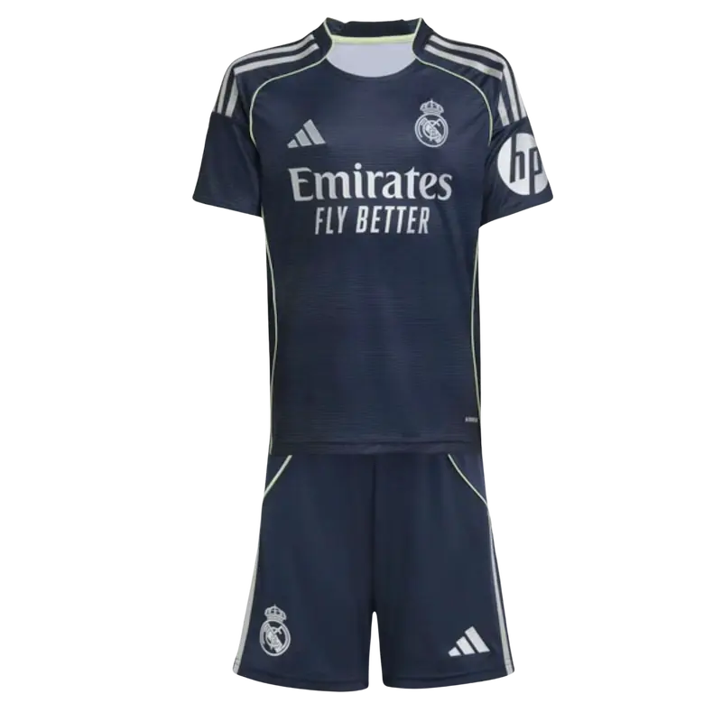 25/26 Kids Real Madrid Away Kit