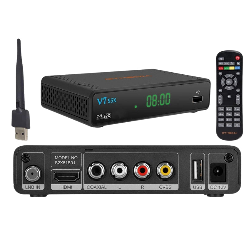 V7 S5X Freeview Box Recorder – HD TV Recording Device with Built-in Freeview