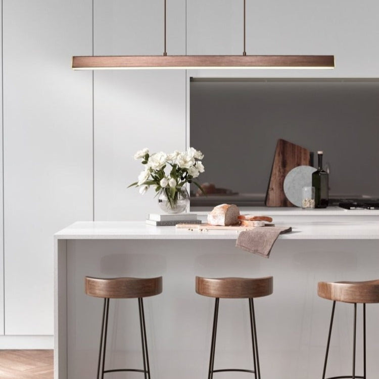 Modern LED Dining Table Chandelier – Nordic Style Long Hanging Light for Restaurant & Office