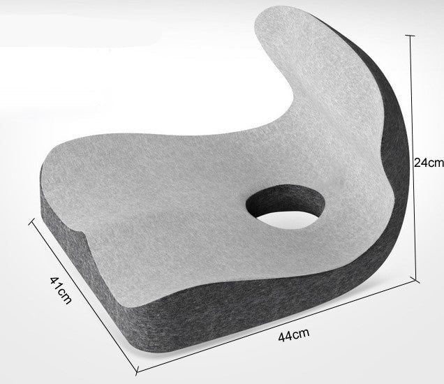 DreamRest | L Shape Memory Foam Orthopedic Cushion for Back Pain Relief & Comfort Support