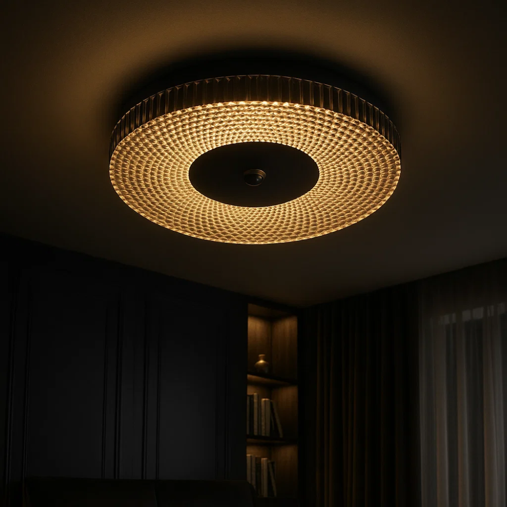 Ultra-Slim LED Ceiling Light | Energy-Efficient, Durable Metal & Acrylic Design for Living Room, Bedroom & Hallway