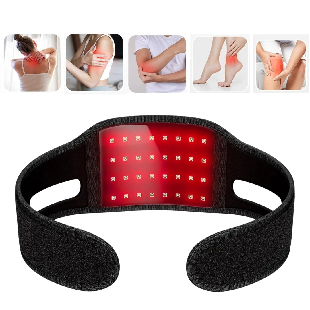 Heated Neck Wrap with Red Light Therapy – Effective Heat & Massage for Neck Pain Relief