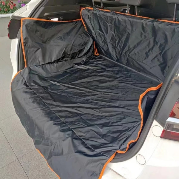 Travel Dog Car Bed with Safety Bolster | Large and Medium Sizes | Comfortable Travel Solution for Dogs