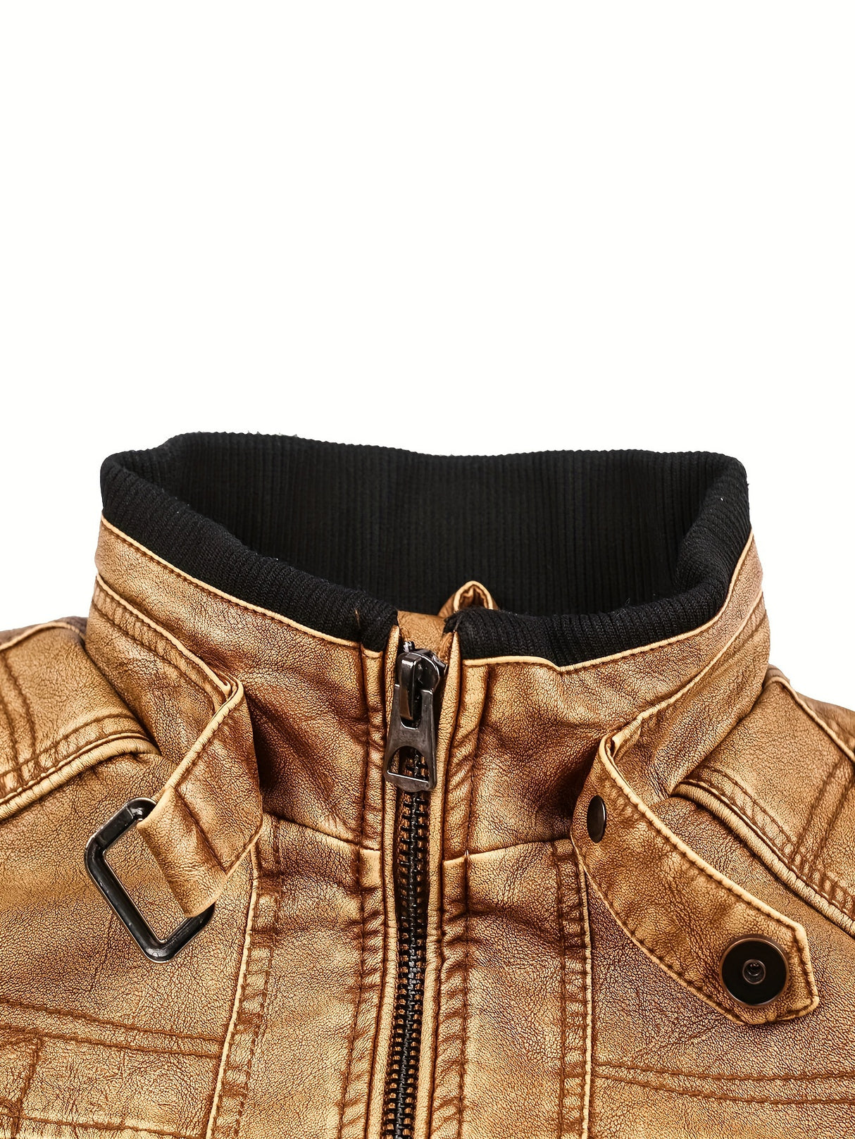 Men’s Vintage Pilot Jacket – Retro Motorcycle Style, Lightweight Casual Outerwear