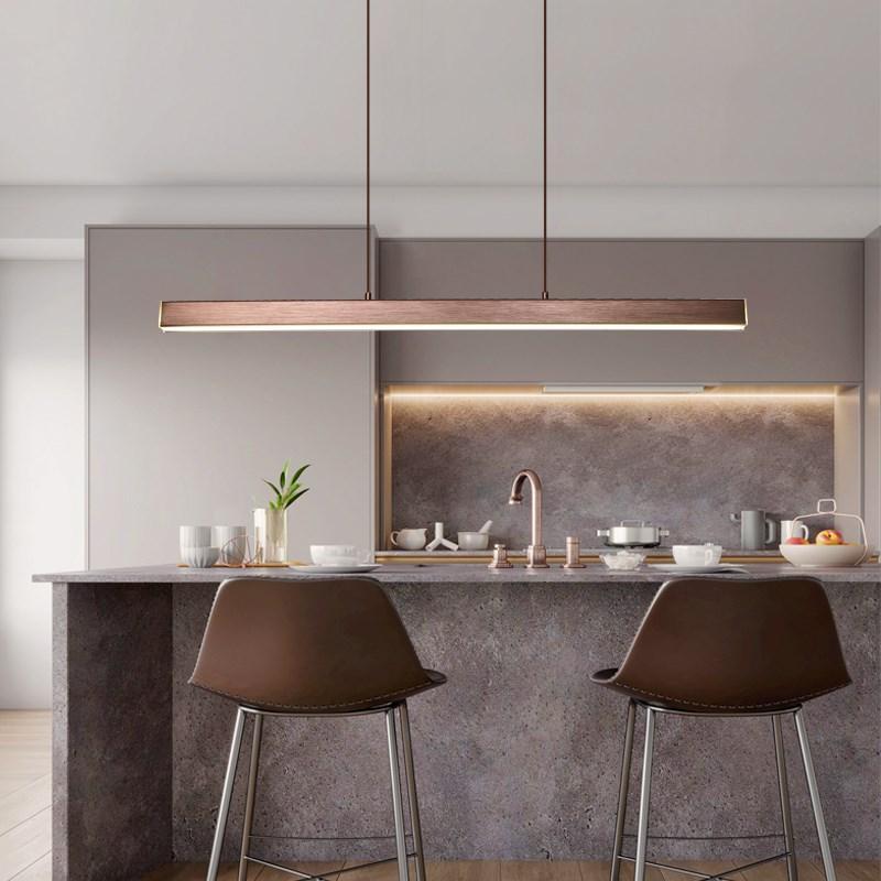 LED Pendant Light Fixture - Industrial Style with Adjustable Height - Perfect for Kitchen, Dining Room, and Loft Spaces