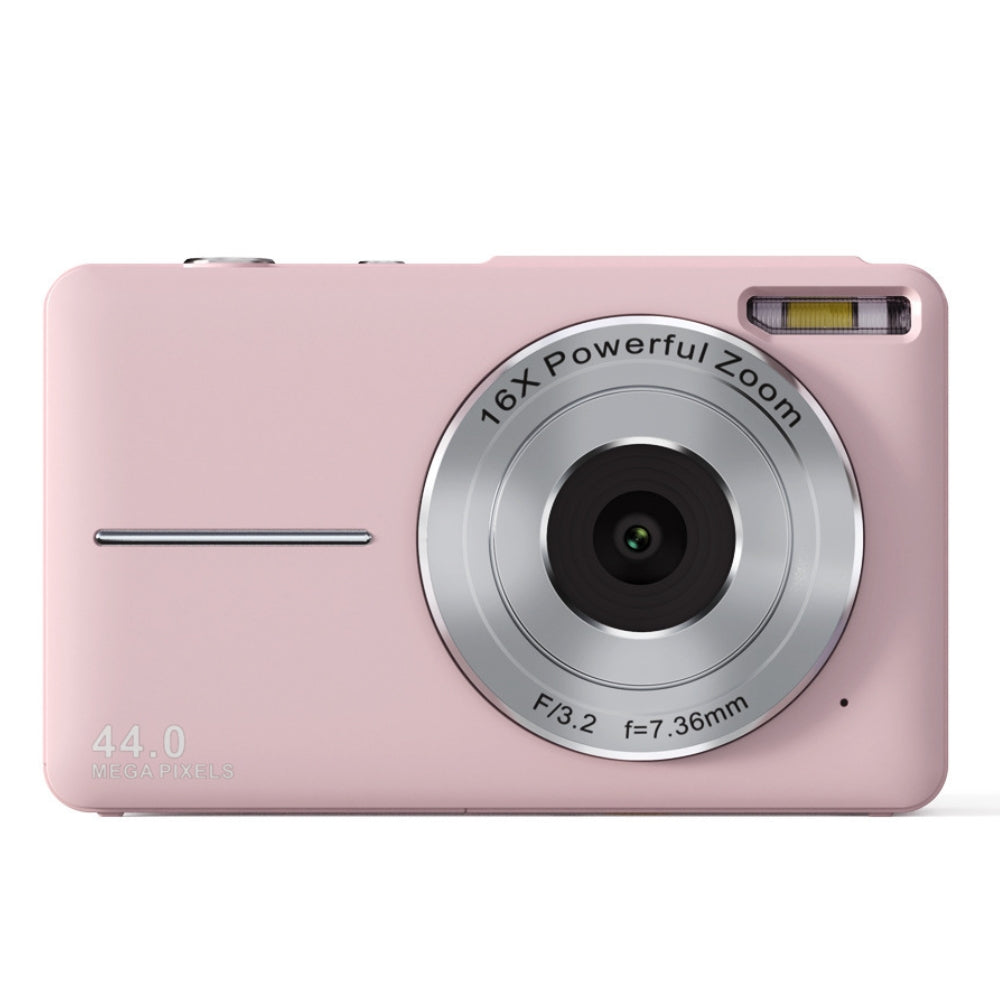 Portable Digital Camera 1080P 44MP with 16X Zoom – Compact Vlogging Camera with LCD Screen, Rechargeable, Perfect for Teens and Students