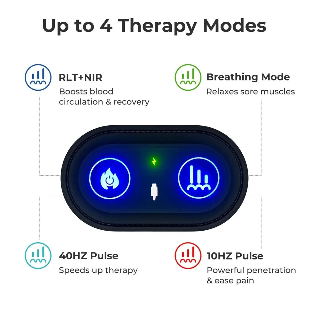 Heated Neck Wrap with Red Light Therapy – Effective Heat & Massage for Neck Pain Relief