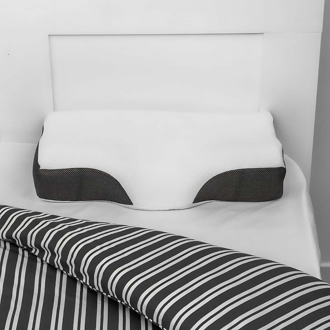 Memory Foam Neck Support Pillow - Contoured Design for Neck Pain Relief & Improved Sleep Quality