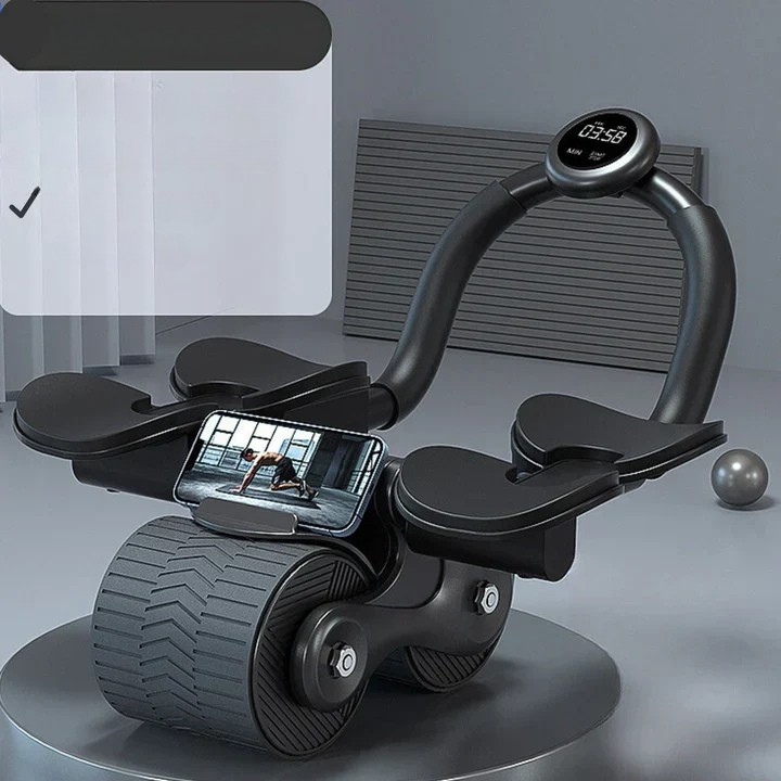 Abdominal Muscle Training Device | Ergonomic, 360° Movement & Convenient Phone Holder for Total-Body Workouts at Home