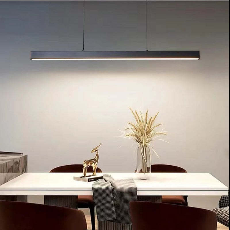 LED Pendant Light Fixture - Industrial Style with Adjustable Height - Perfect for Kitchen, Dining Room, and Loft Spaces