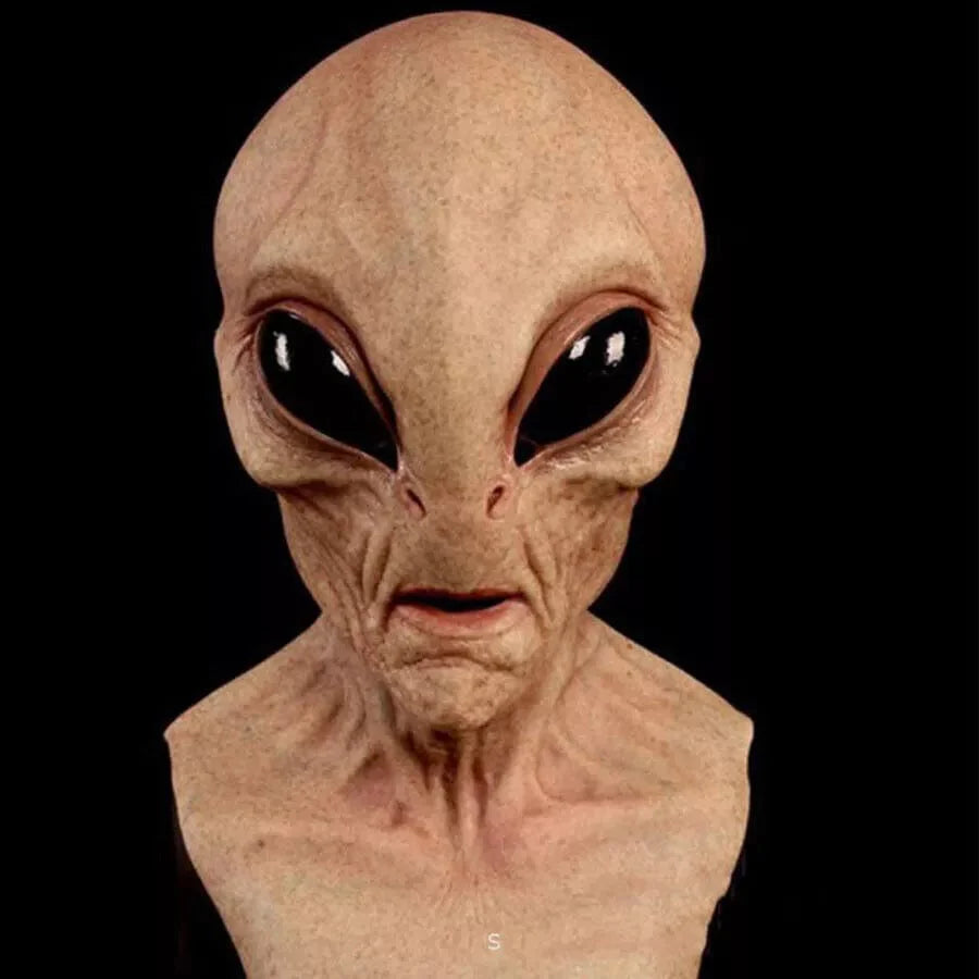 Realistic Alien Mask - #2024 Upgraded Alien Halloween Mask