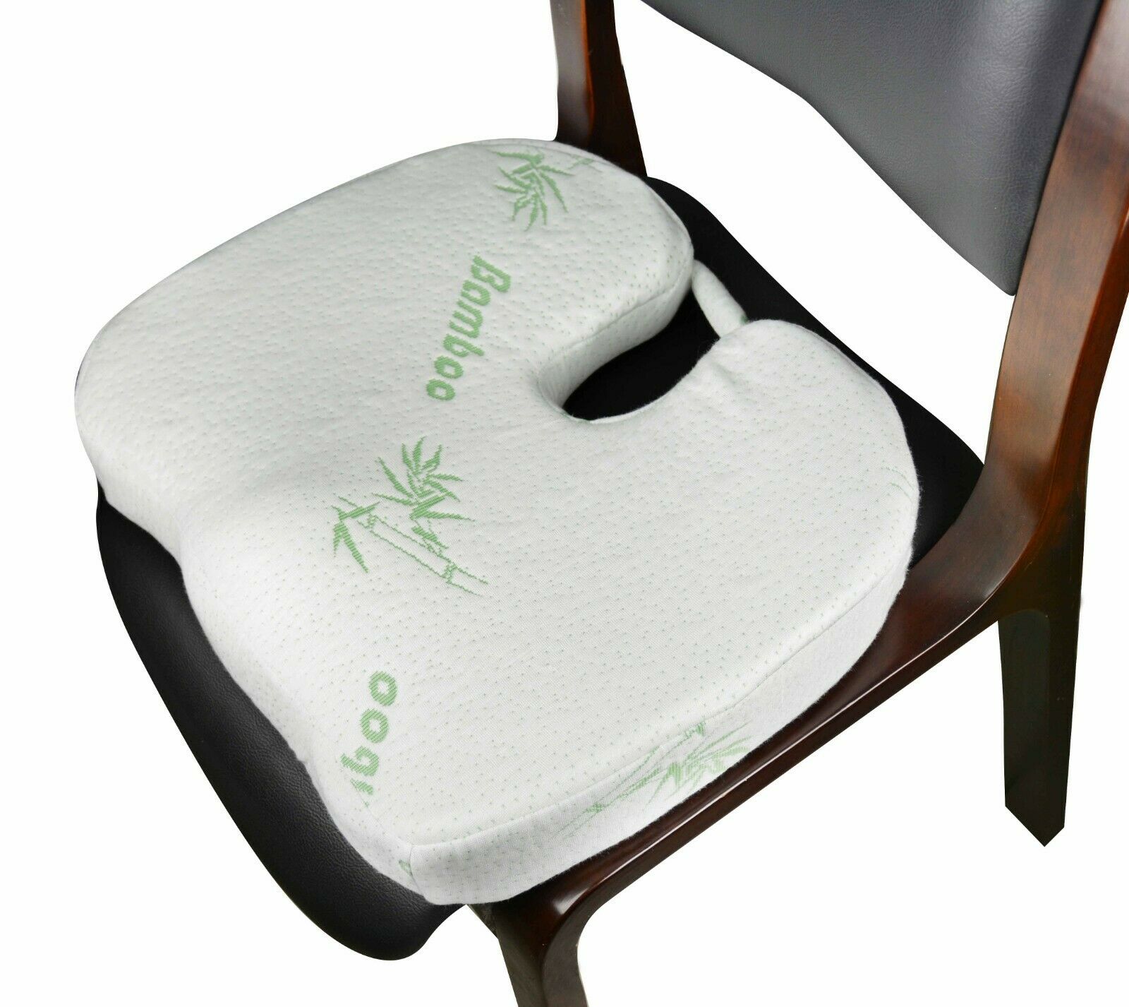 Memory Foam Seat & Back Cushion with Washable Cover