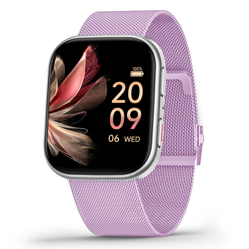 FITVII HM57 Health & Fitness Tracker (Answer/Make Calls), Smart Watch with HR+BP+SPO2 Monitor