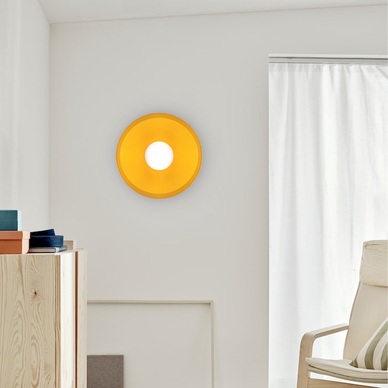 LED Round Flush Mount Ceiling Light Fixture - Modern Energy-Efficient Lighting for Contemporary Home Décor & Low Ceilings