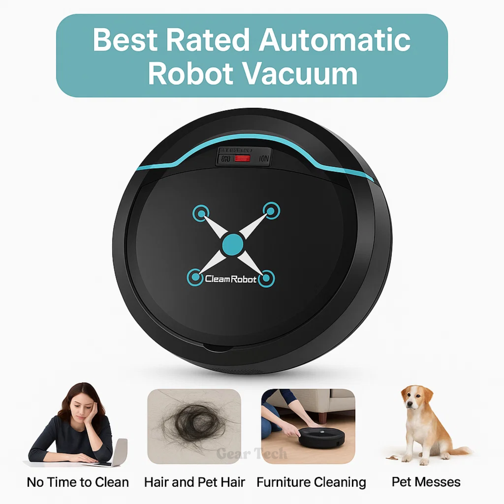 Best Rated Automatic Robot Vacuum Autonomous Top rated Vaccum Cleaner and Mop
