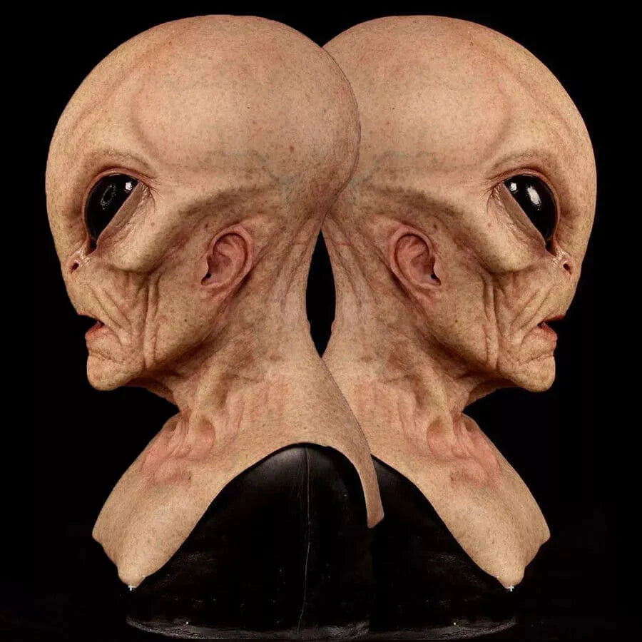 Realistic Alien Mask - #2024 Upgraded Alien Halloween Mask