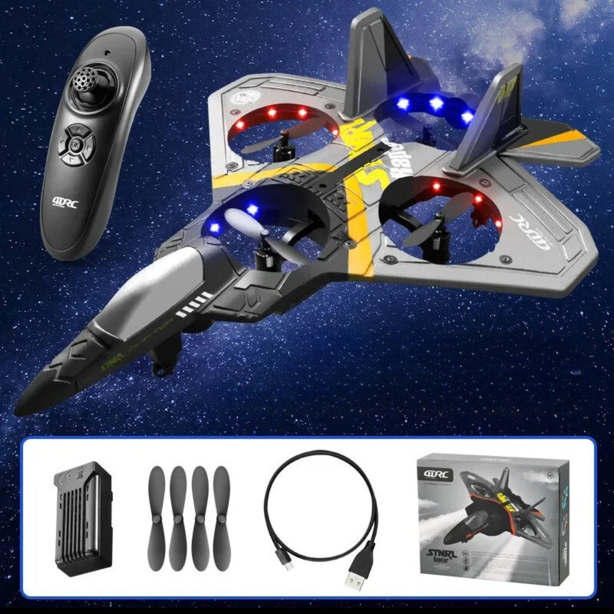 RC Aircraft Toy – Exciting Airplane Toys Remote Control for Beginners, Flying Aircraft Toys with Stable Performance & Easy Operation