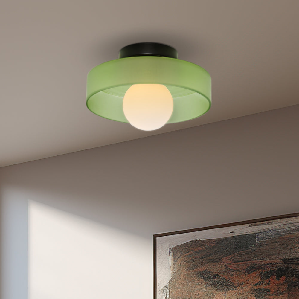 LED Round Flush Mount Ceiling Light Fixture - Modern Energy-Efficient Lighting for Contemporary Home Décor & Low Ceilings