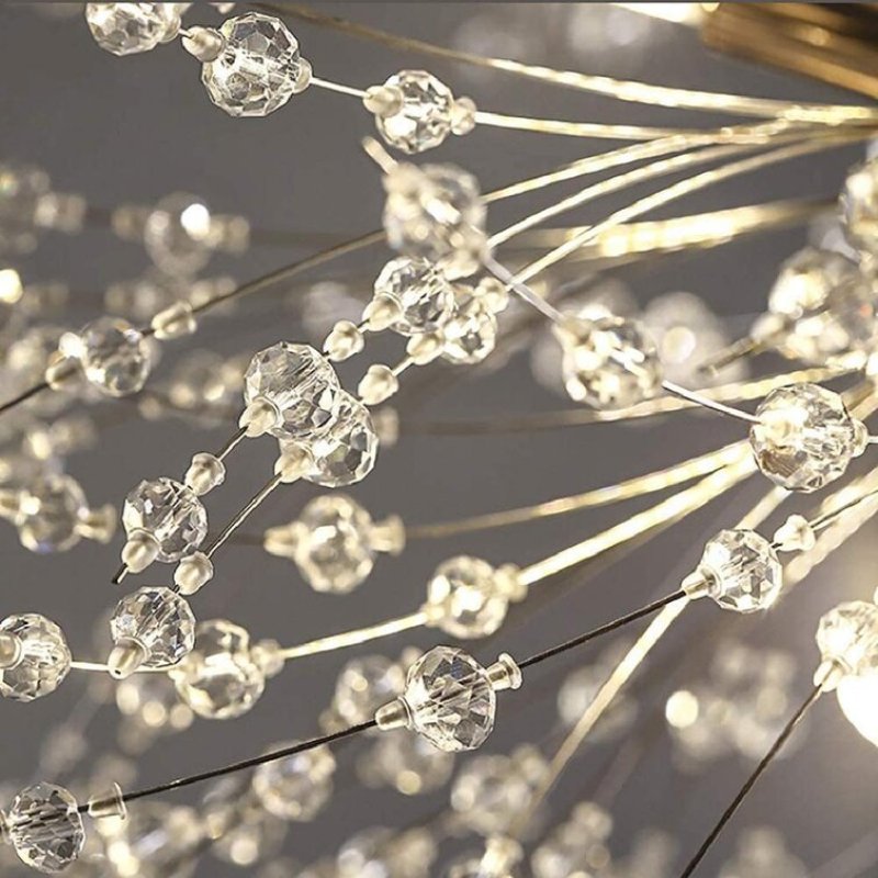Lili Design LED Pendant Lights White Gold Metal Living Room Dining Room